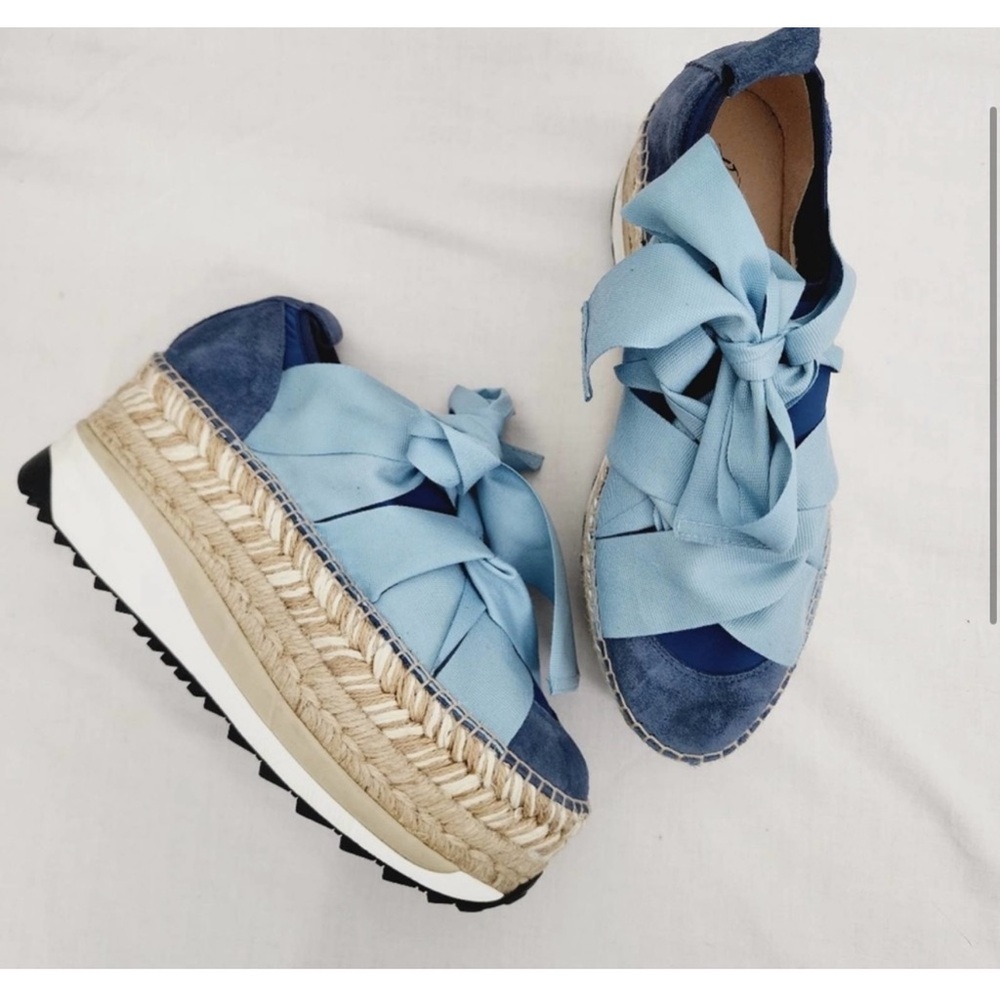 NEW Free People Chapmin Espadrille Lace Sneakers